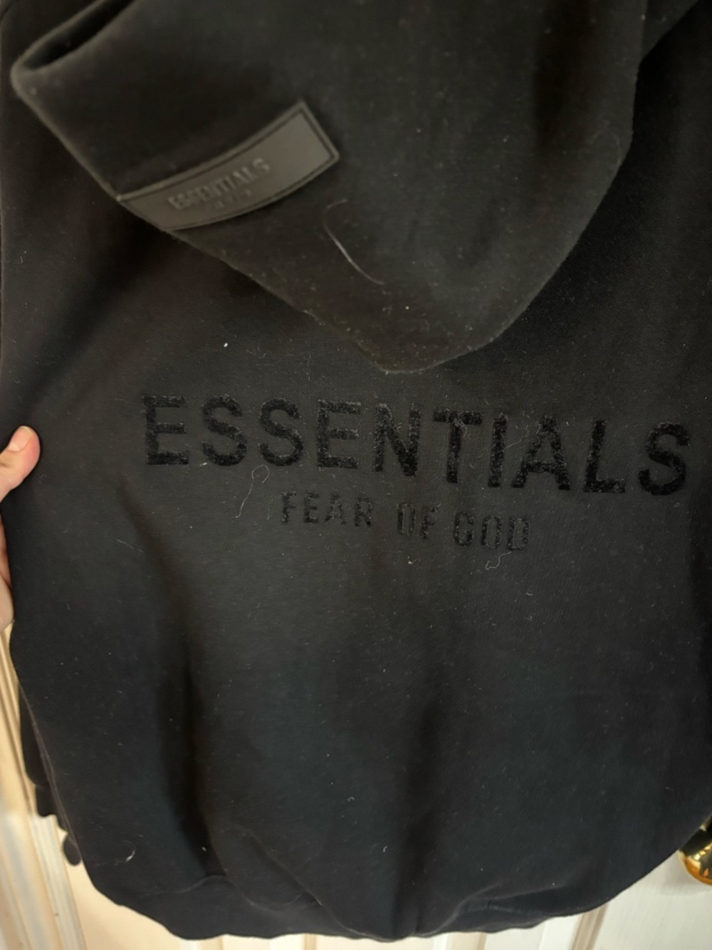 Classic "essentials " black hoodie * accepting offers - Picture 7 of 8